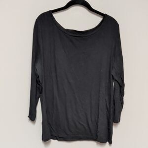 GAP Black Long Sleeve Top